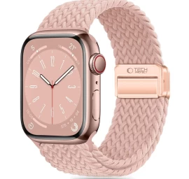 nylonmag Nailoninis Dirželis apple Watch 4/5/6/7/8/9/se 38/40/41 Mm - Rožinis
