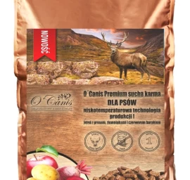 O'CANIS Deer with millet, potatoes, and red beet - dry dog food - 12kg