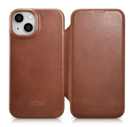 Odinis Dėklas iphone 14 Plus Su Magnetiniu Atvartu Magsafe Ce Oil Wax Premium Leather Rudos Spalvos Odinis Dėklas iphone 14 Plus Su Magnetiniu Atvartu Magsafe Ce Oil Wax Premium Leather Rudos Spalvos