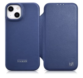 Odinis Dėklas iphone 14 Plus Su Magnetiniu Atvartu Magsafe Ce Premium Leather Blue