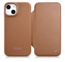 Odinis Dėklas Iphone 14 Plus Su Magnetiniu Atvartu Magsafe Ce Premium Leather šviesiai Rudos Spalvos Odinis Dėklas Iphone 14 Plus Su Magnetiniu Atvartu Magsafe Ce Premium Leather šviesiai Rudos Spalvos