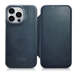 Odinis Dėklas Iphone 14 Pro Max Su Magnetiniu Atvartu Magsafe Ce Oil Wax Premium Leather Navy Blue Odinis Dėklas Iphone 14 Pro Max Su Magnetiniu Atvartu Magsafe Ce Oil Wax Premium Leather Navy Blue