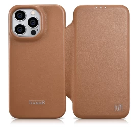 Odinis Dėklas Iphone 14 Pro Su Magnetiniu Atvartu Magsafe Ce Premium Leather šviesiai Rudos Spalvos Odinis Dėklas Iphone 14 Pro Su Magnetiniu Atvartu Magsafe Ce Premium Leather šviesiai Rudos Spalvos