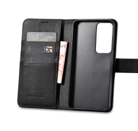 Odinis Piniginės Dėklas Samsung Galaxy S23 Wallet Case Black