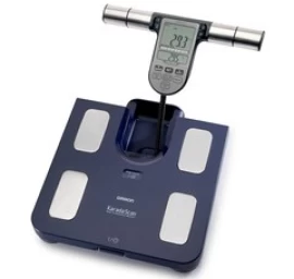 Omron BF511 Square Blue Electronic personal scale