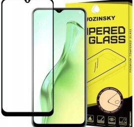 Oppo A31 Full Glue Grūdintas Ekrano Stiklas Su Rėmeliu Juodas