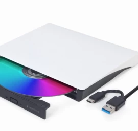 Optinis Diskas Dvd+/-rw Išorinis Usb 3.1 Gen 1 Baltas/juodas