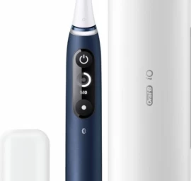 Oral-b Io Series 7 Magnetinis Dantų šepetėlis, Mėlynos Ir Baltos Spalvos (brau-sz-060-32)