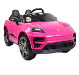 Originali „porsche Macan“ Baterijomis Maitinama Mašinėlė Mergaitei, Rožinė / Dk666