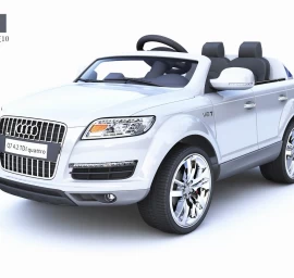 Originalus Audi Q7 Du Varikliai, Nuotolinio Valdymo Amortizatoriai, Licencija, 3 Greičiai