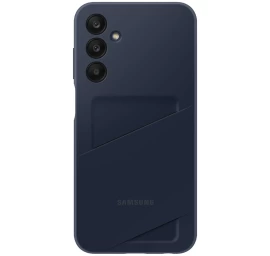 Originalus Dėklas samsung Galaxy A15 / A15 5g Su Kortelių Lizdu Juodai Mėlynos Spalvos