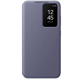 Originalus Dėklas samsung Galaxy S24 Smart View Wallet Card Pocket Violetinės Spalvos