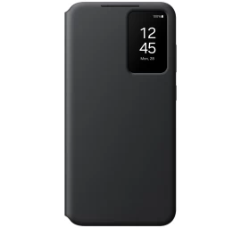 Originalus Dėklas Samsung Galaxy S24 Smart View Wallet Su Kortelių Lizdu Juodas