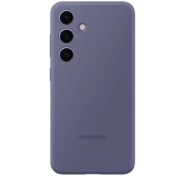 Originalus Silikoninis Dėklas samsung Galaxy S24 Silikoninis Dėklas Violetinės Spalvos