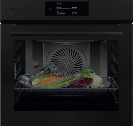 Orkaitė AEG NBP8S731AT, pilni garai (100%) su ,,Sous Vide&#039;&#039;, matinė juoda spalva