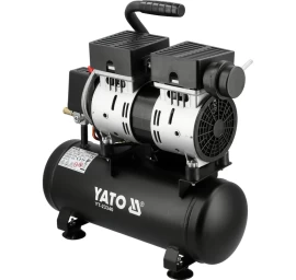 Oro kompresorius tylus | betepalinis | 6L/0.8MPA/8BAR/116PSI/ 107l/min | 550 W (YT-23340)