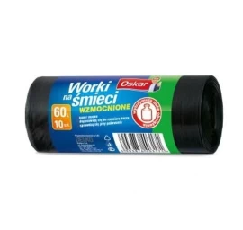 oskar, strong Ld šiukšlių Maišai 60l, 10 Vnt.
