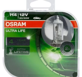 Osram lemputės ULTRA LIFE, H4, 60/55W, DUO 64193ULT