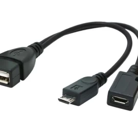 OTG Cable USB Micro AF-  BM+(F) USB 2.0 OTG 15CM