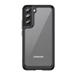 outer Space Case Dėklas samsung Galaxy S23+ Su Lanksčiu Rėmeliu, Juodas