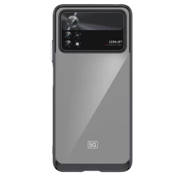 outer Space Dėklas Xiaomi Poco X4 Pro 5g Dėklas Su Lanksčiu Rėmeliu, Juodas