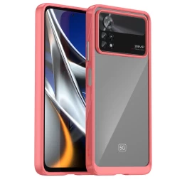 outer Space Dėklas xiaomi Poco X4 Pro 5g Su Lanksčiu Rėmeliu Raudonos Spalvos