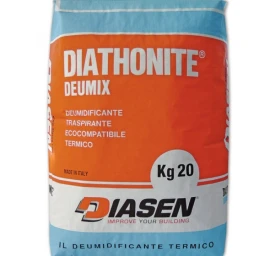 Drėgmę reguliuojantis , sausinantis tinkas Diathonite Deumix. Sanuojantis tinkas