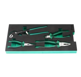 Padėklas. Replių ir santechninio rakto rinkinys 4vnt.