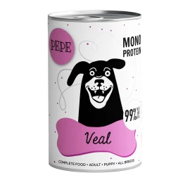PAKA ZWIERZAKA Pepe Veal - wet dog food - 400g