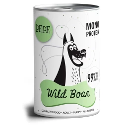 PAKA ZWIERZAKA Pepe Wild Boar - wet dog food - 400g