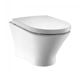 Pakabinamas klozetas Roca Nexo Rimfree be dangčio, baltas, A34664L000