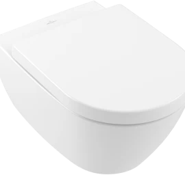 Pakabinamas klozetas Villeroy &amp; Boch Subway 2.0 be dangčio, baltas 5614R0R1