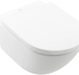 Pakabinamas klozetas Villeroy &amp; Boch Subway 3.0 be dangčio, baltas 4670T0R1