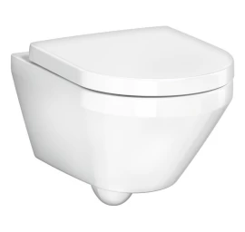 Pakabinamas unitazas Gustavsberg Graphic HygienicTwist su soft close dangčiu, baltas GB11E930001030