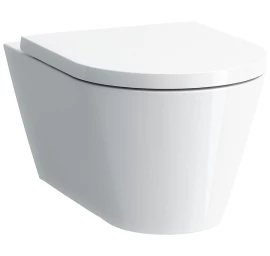 Pakabinamas unitazas Kartell by Laufen rimless su dangčiu