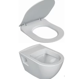 Pakabinamas unitazas Ravak Endo su Soft Close Slim dangčiu, balta, GL21X01722