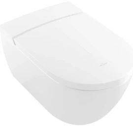 Pakabinamas unitazas su el. dangčiu Villeroy &amp; Boch ViClean-I100 DirectFlush, CeramicPlus, balta, V0E100R1