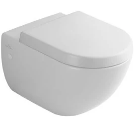 Pakabinamas unitazas Villeroy&amp;Boch Subway be dangčio, baltas, 66001001