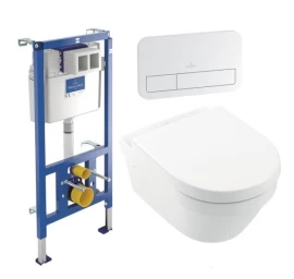 Pakabinamo klozeto komplektas 4 in1 Villeroy&amp;Boch