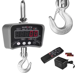 Pakabinamos Kablinės Svarstyklės Su Led Nuotolinio Valdymo Pulteliu Iki 1 Tonos / 0,2 Kg
