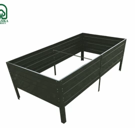 Pakelta lysvė KLASIKA GARDEN, Chaki spalvos 150x75 cm , 30 cm aukštis