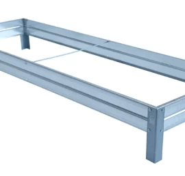 Pakelta lysvė KLASIKA GARDEN, cinkuota, 50x190x10 cm