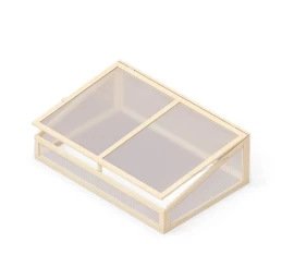 Pakeltos lysvės dangtis Upyard GreenHouse 120x80x42 cm, natūrali, 4752196001830