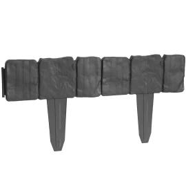 Palisade Vejos Apvadas Su Akmens Imitacija Stone 2,5 M - Pilkas