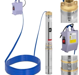 Panardinamasis šulinio Siurblys Stal 100 W 6000 L/h Iki 72 M