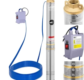 Panardinamasis šulinio Siurblys Stal 1000 W 4000 L/h Iki 91 M