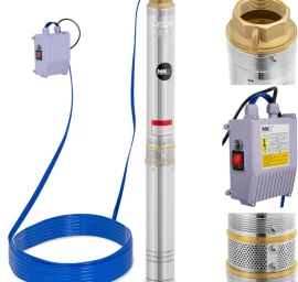 Panardinamasis šulinio Siurblys Stal 1500 W 10800 L/h Iki 54 M