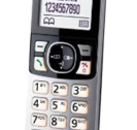 Panasonic Ausinės Kx-tga681fxb Juodos/ Sidabrinės Spalvos