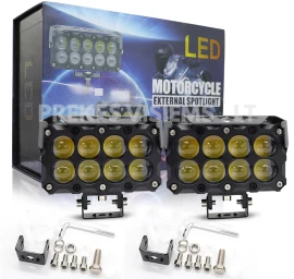 Papildomų LED  žibintų rinkinys motociklui