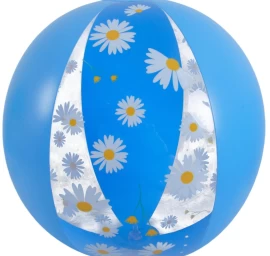 Paplūdimio Kamuolys Pripučiamas 50 Cm Margaspalvis Mėlynas 53174